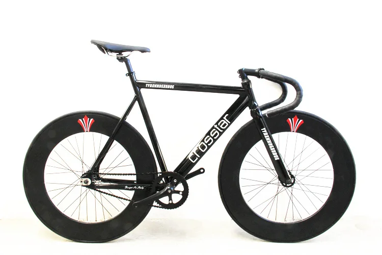 Crosstar Tyrans T2 Fixed Gear Bike Urban Track Fixie Carbon Fiber Fork Commute 90mm road bike fixie bicycle bicicleta | Спорт и