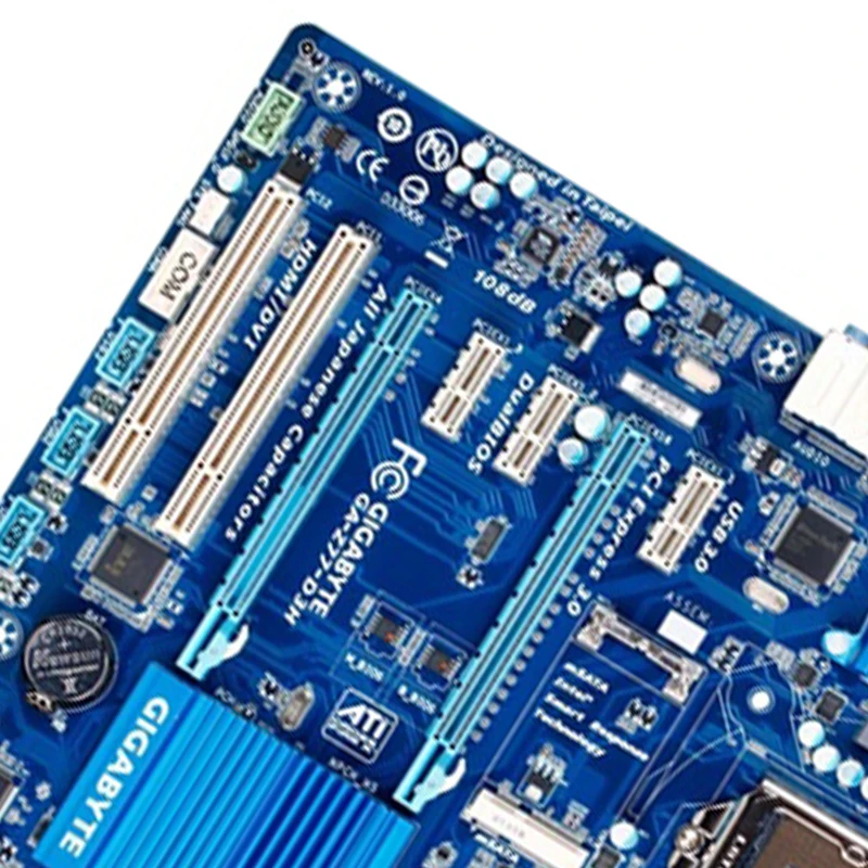GIGABYTE GA-Z77-D3H настольного компьютера материнская плата LGA1155 DDR3 i3 i5 i7 блок питания ATX