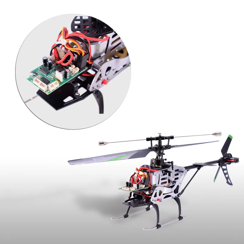 WLtoys V912 Sky Dancer 4CH матовый вертолет с одним лезвием гироскопом головной свет RTF