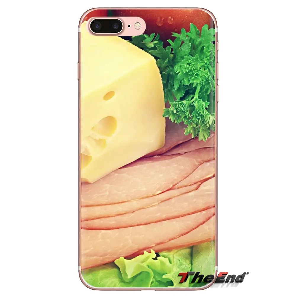 Food Wallpaper Cheese Meat Soft Transparent Shell Covers For Huawei Mate Honor 4C 5C 5X 6X 7 7A 7C 8 9 10 8C 8X 20 Lite Pro |