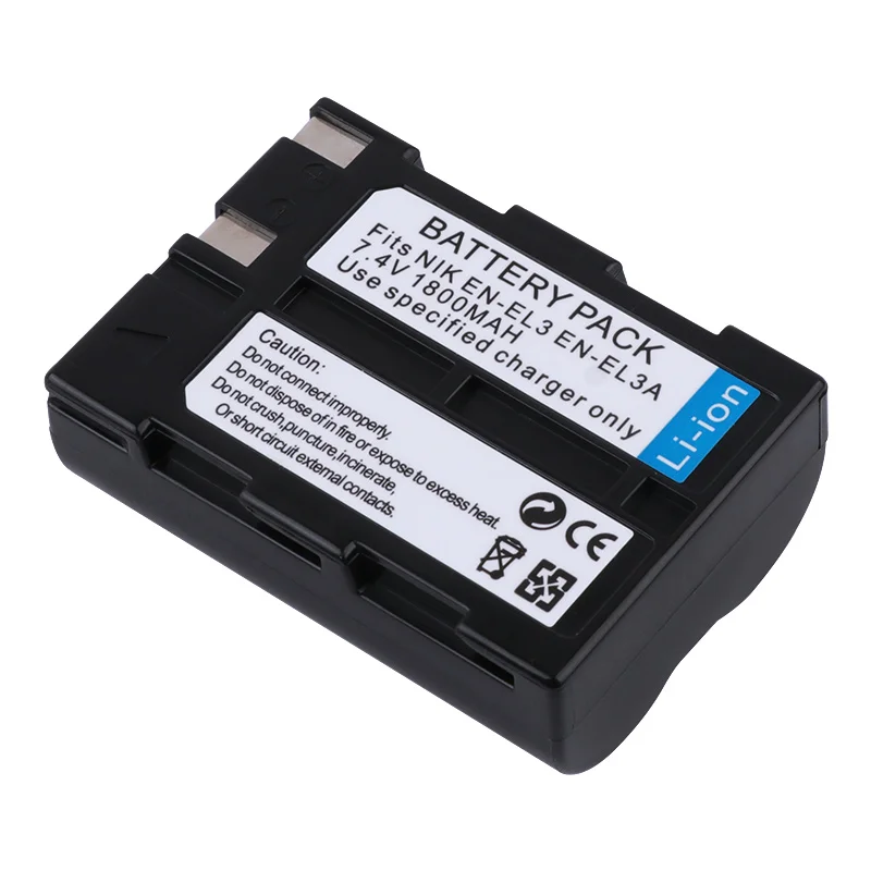 A BATTERY EN-EL3, EN-EL3A ENEL3, Аккумулятор для камеры ENEL3A для Nikon D100, D70, D70 Outfit, D70s Set, D50 Set, D100 SLR, D70 SLR - Цвет: A BATTERY