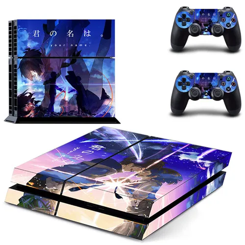 Аниме Dragon Ball one piece Наруто One Punch Man PS4 Кожа Наклейка виниловая для Playstation 4 консоли и контроллеров PS4 кожа - Цвет: GYTM0644