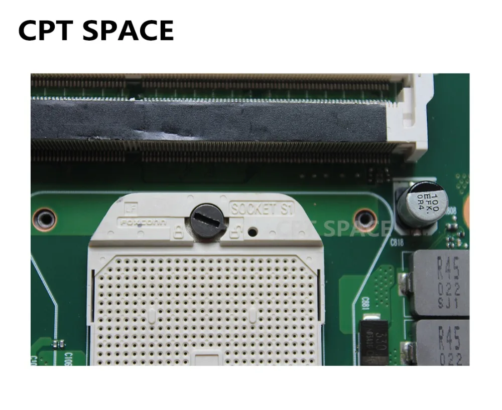 YTAI материнская плата для ноутбука hp Pavilion DV5 DV5-2000 6050A2313401-MB-A03 socket S1, оригинальная полностью протестированная материнская плата