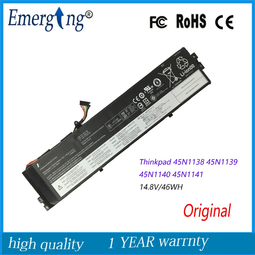 14 8 в 46WH Оригинальный Новый аккумулятор для ноутбука Lenovo ThinkPad 45N1138/1139 121500158 S440 V4400u