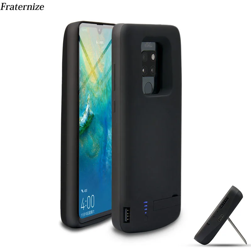 Противоударный чехол с аккумулятором для Huawei Mate 20 мягкая рамка внешний тонкий