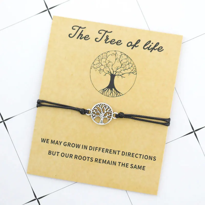 Женский и мужской браслет Lucky Tree of Life красный желаний подарок на лето|Браслеты с