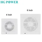 Вытяжной вентилятор для дома 4-6 дюймов, решетка для вентиляции, вытяжка на воздуховод для плиты, капота, туалета, ванной комнаты, настенный потолочный вентилятор для дома