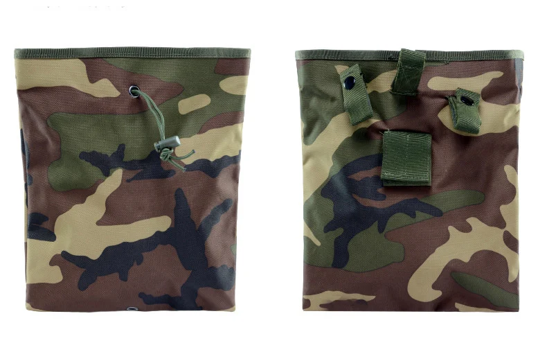woodland camo 1000D нейлон Molle тактический журнал восстановление сумка дампа мешок Охота страйкбол мешки для патронов Пейнтбол Аксессуары падения инструмент сумка - Цвет: woodland camo