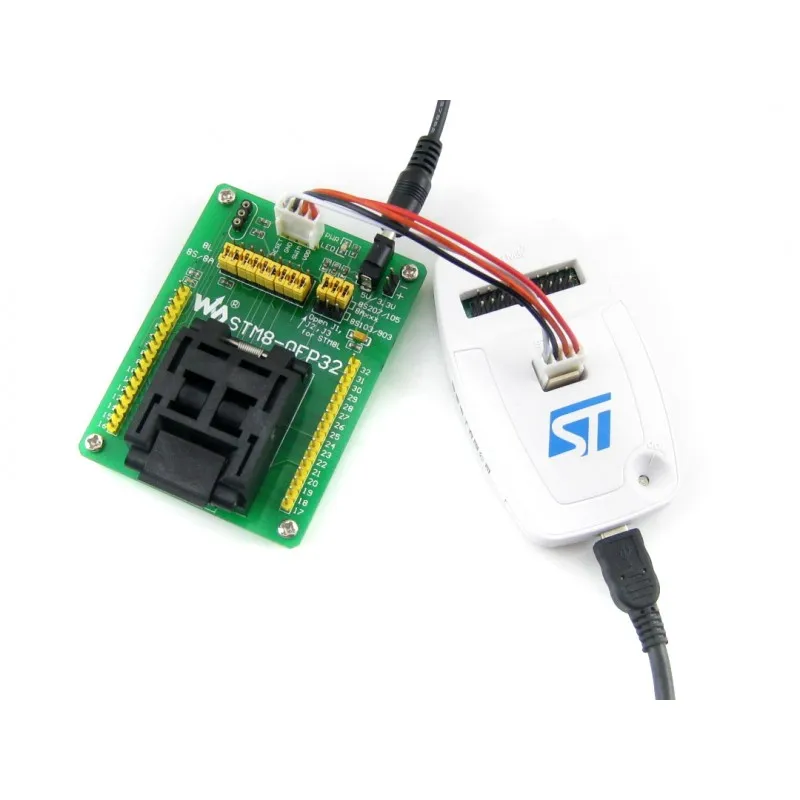 Параметры QFP32 TQFP32 FQFP32 PQFP32 STM8 Yamaichi IC тестовая розетка адаптер для программирования
