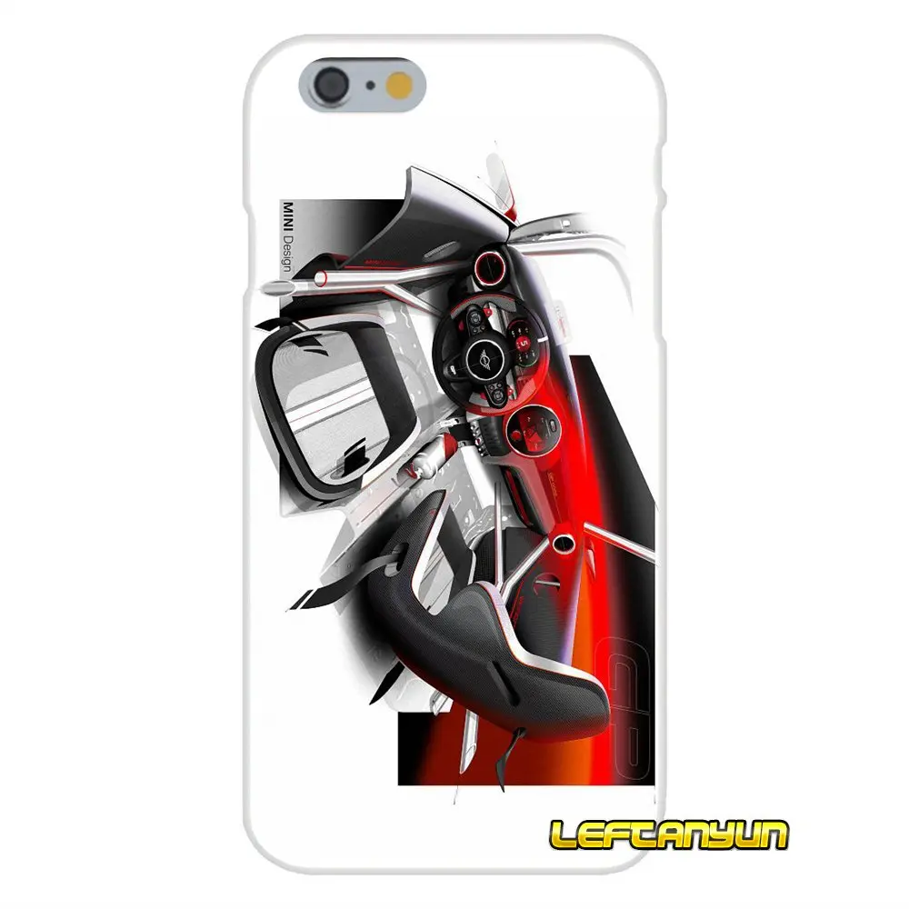Accessories Phone Cases Covers For iPhone X 4 4S 5 5S 5C SE 6 6S 7 8 Plus car mini cooper jcw | Мобильные телефоны и