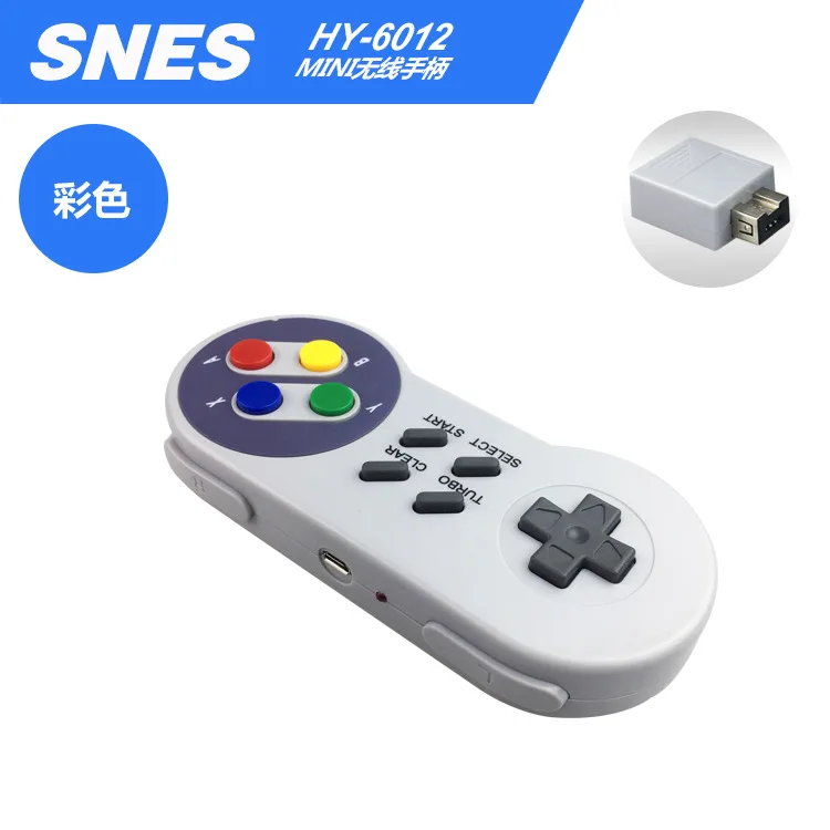 2,4 ГГц беспроводной контроллер игровой джойстик Джойстик Геймпад для NES(SNES) Супер nintendo классический мини-игры аксессуары