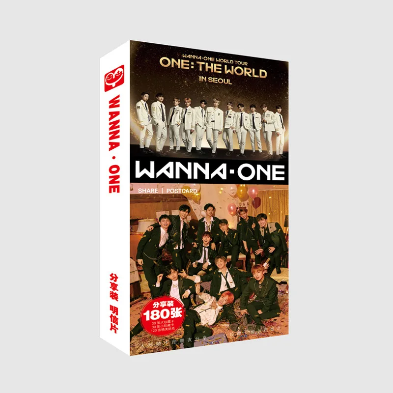 Kpop Wanna One открытка набор мировой тур Новая мода фотостудия наклейка K POP фото