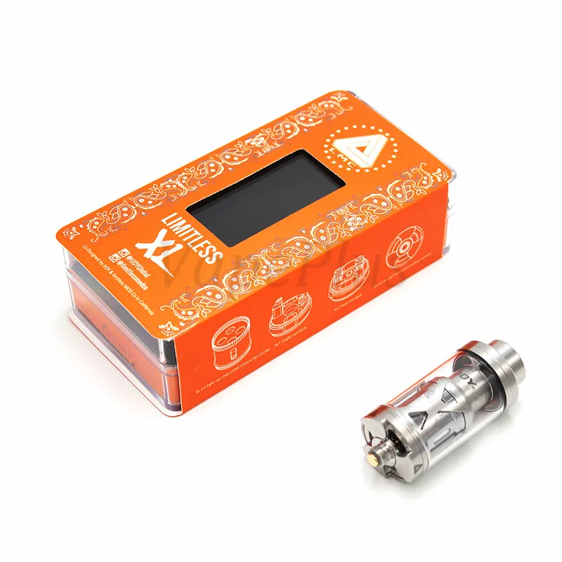 Оригинальный IJOY безграничный XL Subohm & RTA Бак 4 мл топ наполнение вентилятора