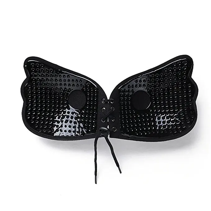 100 pcs/ lot Fashion Women Underwear Sexy Lingerie Silicone Adhesive Gel Push Up Backless Strapless Invisible Chest Bra