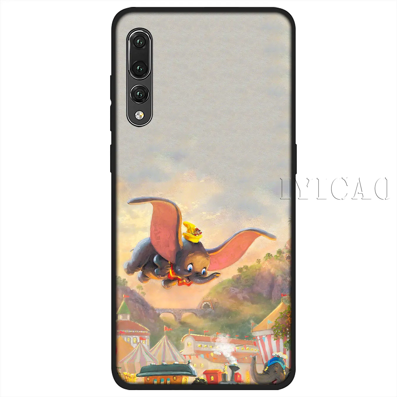 Забавный Мягкий силиконовый чехол IYICAO для Huawei P30 P20 Pro P10 P9 P8 Lite Mini 2017 2016 P smart Z 2019 |
