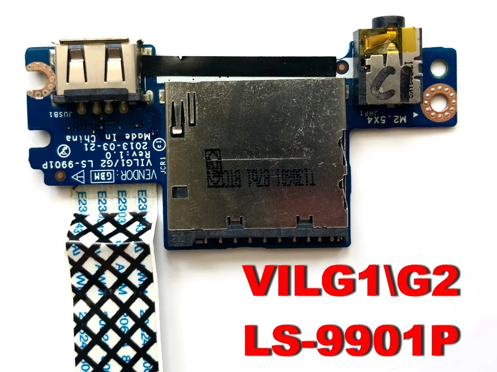 

Оригинальный Для Lenovo G400S G405S G500 G500s G505 G510S usb-аудио интерфейс доска с кабелем LS-9901P 100% тестирование Бесплатная доставка в США