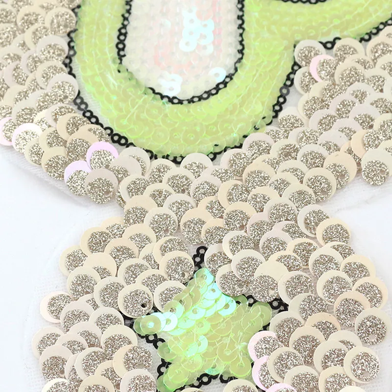 2018 Новый бант сердце Микки блестки пришить патчи для одежды DIY T нашивка рубашки