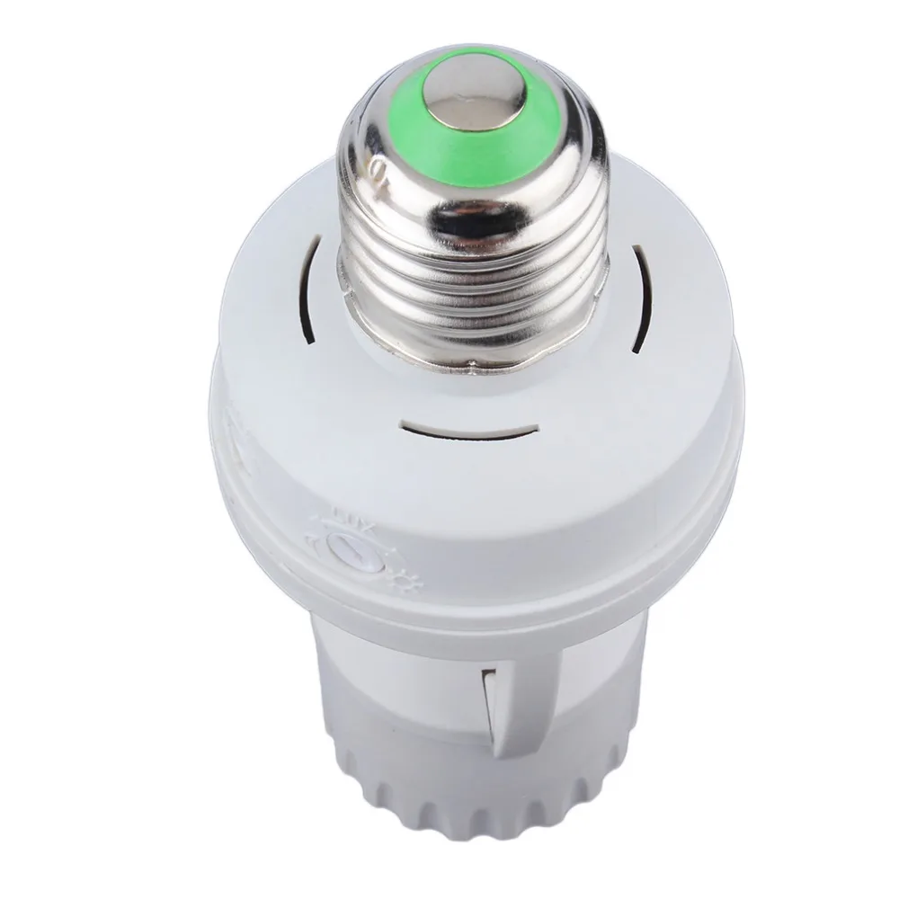 

Hot AC 110-220V 360 Degrees PIR Induction Motion Sensor IR infrared Human E27 Plug Socket Switch Base Led Bulb light Lamp Holder