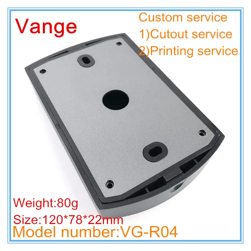 5pcs/lot molding injection junction box IP54 ABS plastic case enclosure diy 120*78*22mm for door access control card from China |