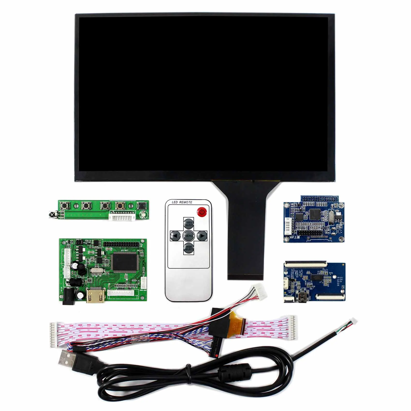 HD MI LCD контроллер платы емкостной сенсорной панели подсветки WLED 40pin eDP разъем 10 1