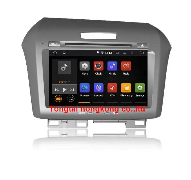 8 &quotчистый Android 5.1.1 для HONDA JADE автомобиля dvd gps навигации 3 Г Wifi BT 4 ядро 16 canbus 1024x600