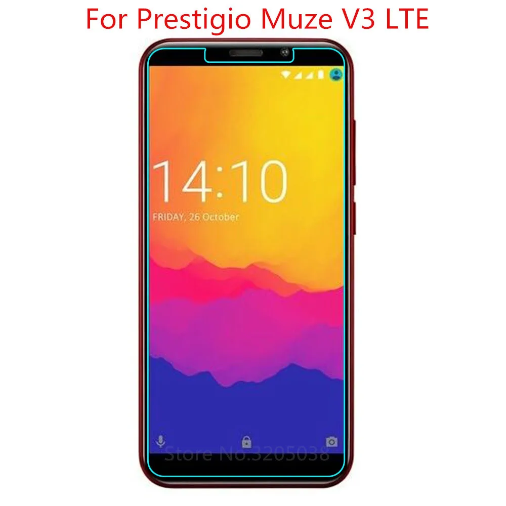 Закаленное стекло для Prestigio Muze V3 LTE 2 шт. защита экрана 9H 2.5D Защитное телефона |