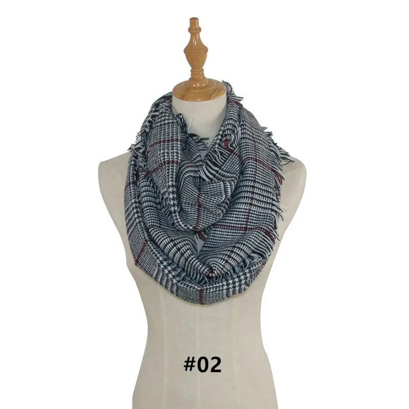 New ladies warm scarf autumn and winter fashion seven-color imitation cashmere checked | Аксессуары для одежды