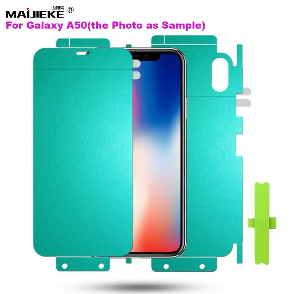 Оригинальная 10D HD Передняя + Задняя Гидрогелевая пленка для samsung Galaxy A50 A60 A70 Nano shape