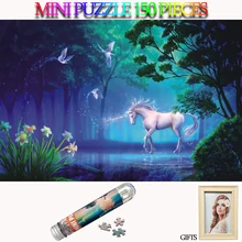 MOMEMO Dream Unicorn 150 штук головоломки мини пробирки пазлы для детей