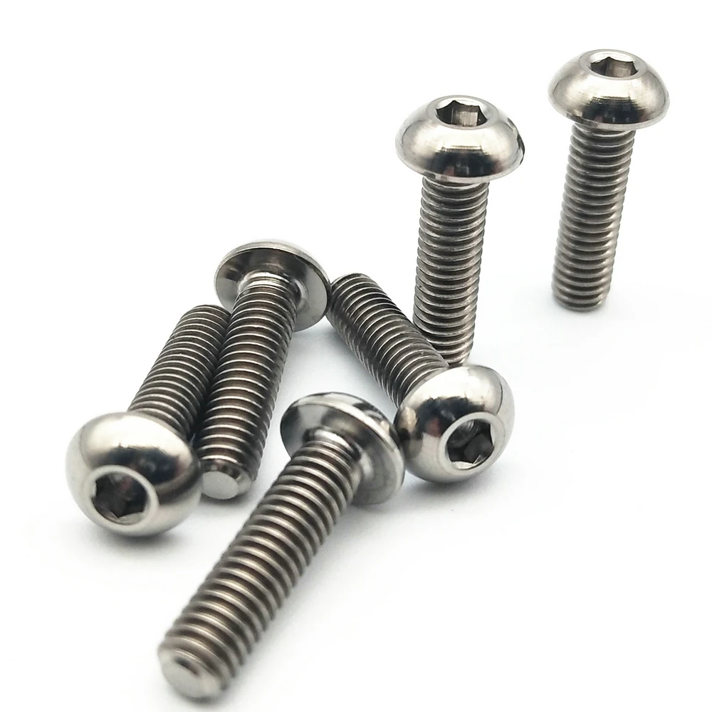 M4 Ti Болт SHIMANO XTR для верховой езды модифицированные винты M4x6/8/10/15/20 мм фермы во главе с внутренним шестигранником Титан винты Ti Застежка