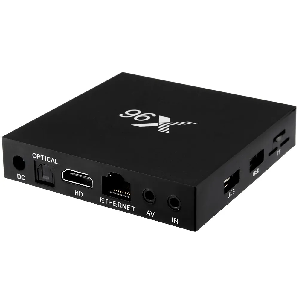 X96 Smart ТВ Box Amlogic S905X 4 ядра 2 ГБ + 16 г 1 8 Android 6 0 коробка Wi Fi HDMI К HD медиаплеер мини
