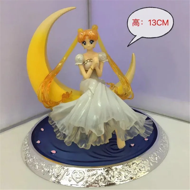 Аниме аниме Sailor Moon принцесса Serenity figuts Zero Chouette ПВХ аксессуары игрушки фигурка