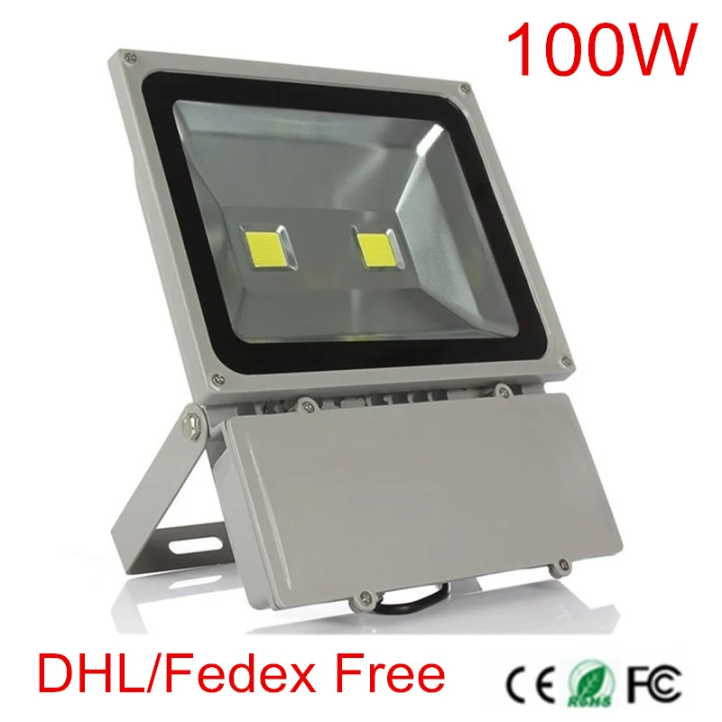

10pcs/lot 100W LED Flood Light Floodlight Reflect Lighting Lamp AC85-265V Warm white/Natural White/Cold white Outdoor light