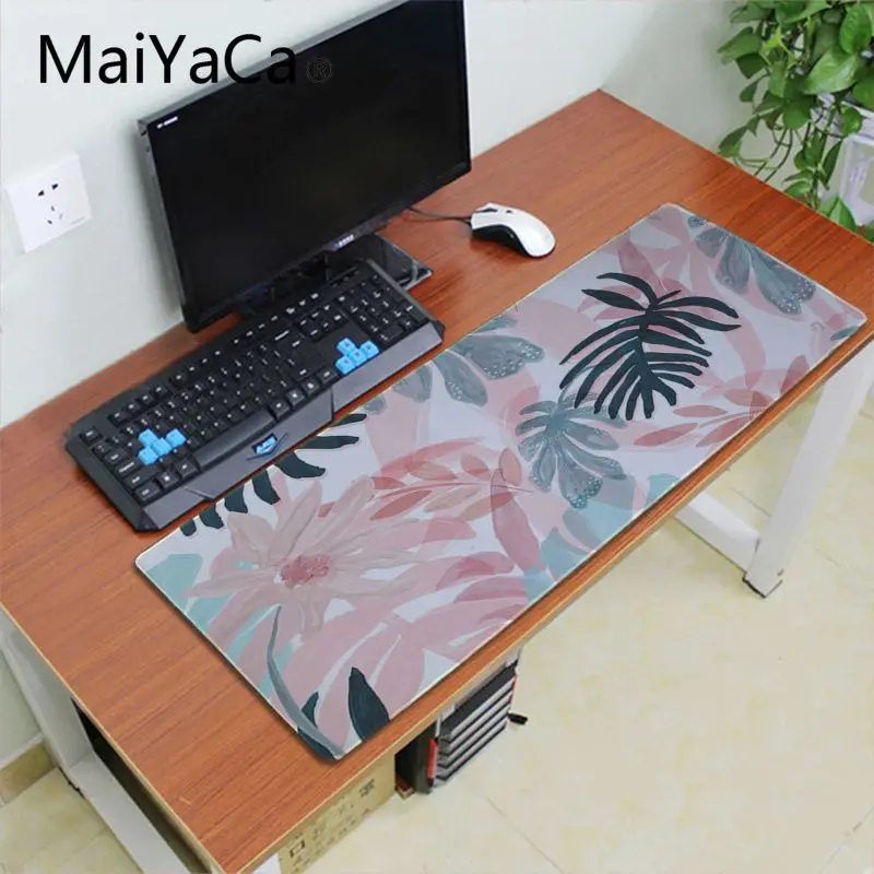 Maiyaca цветочные фоны с узором офисные мыши геймер игровой коврик для xl скоростная