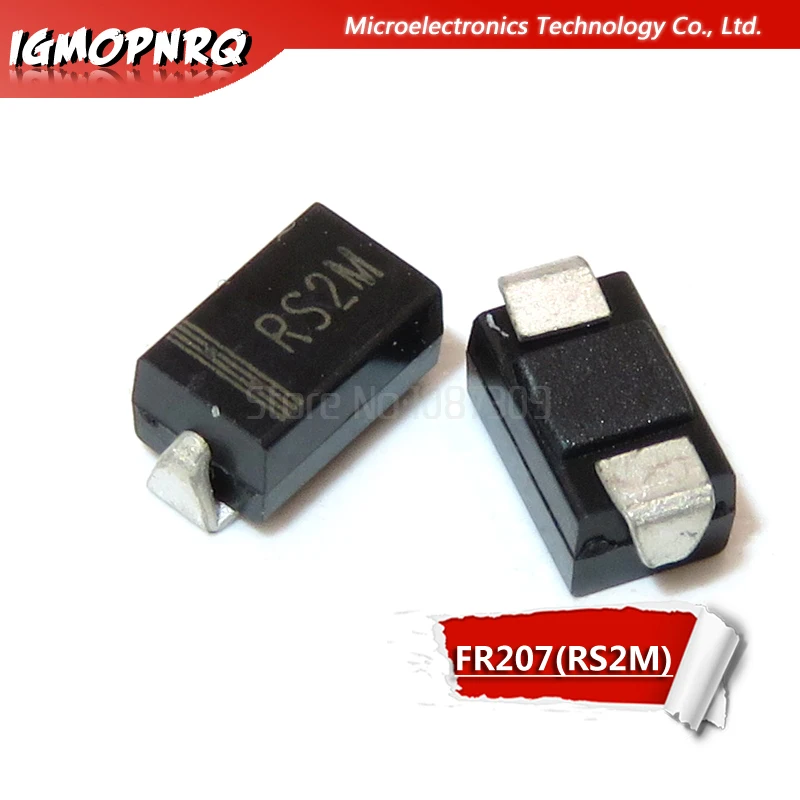 100 шт. 1N4001 M1 1N4004 M4 1N4007 M7 FR107 RS1M FR207 RS2M HER108 US1M SF18 ES1J SF14 ES1D|Диоды| |