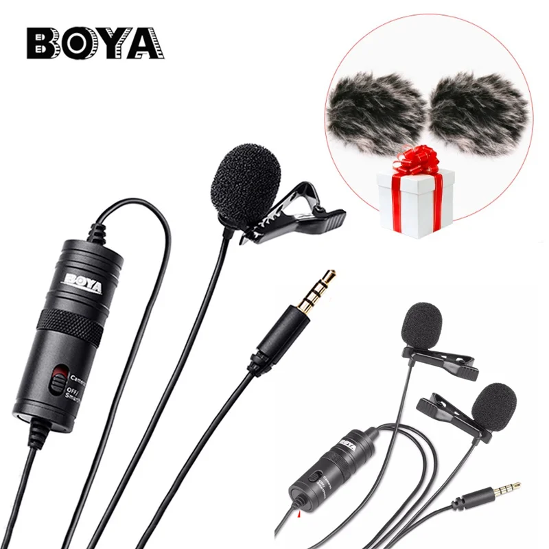 BY-M1DM w BY-M1 BOYA BY-M1 петличный микрофон с отворотом 3,5 мм Аудио Видео фотография Запись для iPhone Android Mac Vlog микрофон для DSLR камеры - Цвет: BY-M1DM w BY-M1