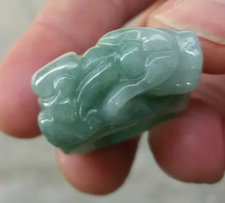 Горячая Распродажа натуральное зеленое кольцо с Жадеитом ручная резка Jadeite BanZhi