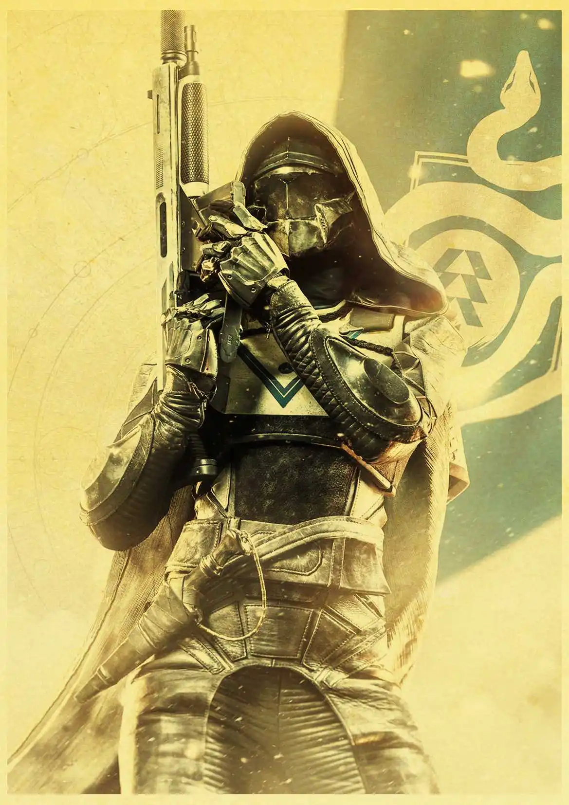 Игровой постер Destiny 2 настенная живопись настенное искусство для домашнего