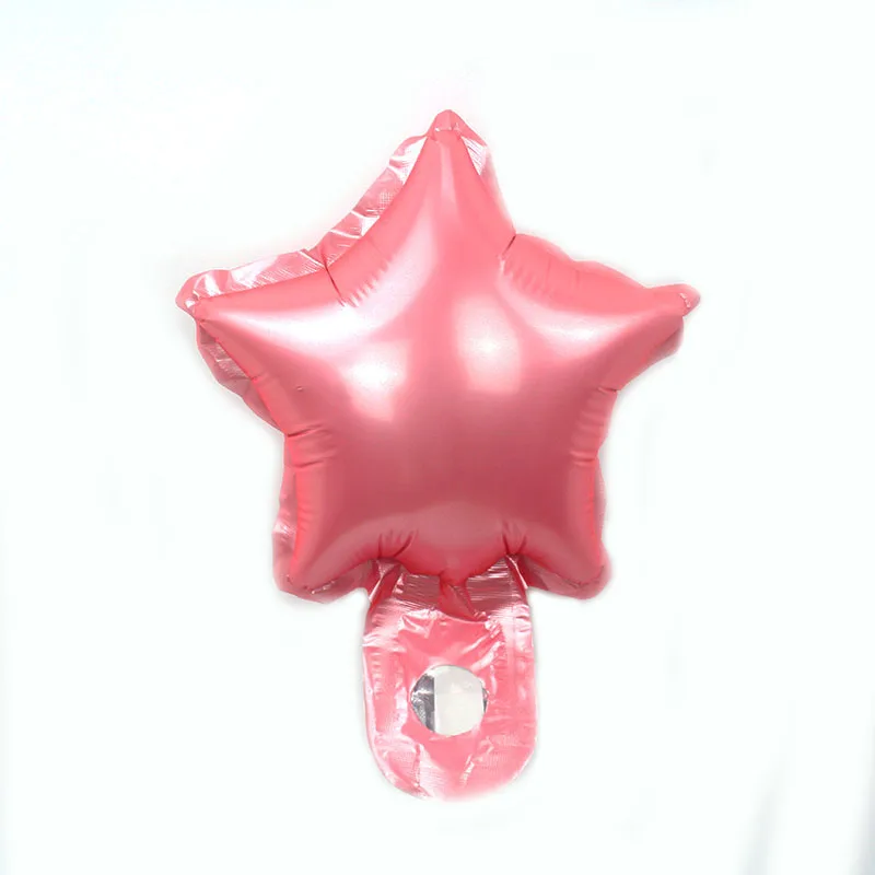 5inch YG red 20 шт./лот 5 дюймов звезда воздушный шар разноцветный " маленькая милая звезда воздушный шар из фольги для украшения дня рождения свадебные принадлежности - Цвет: 5inch YG red