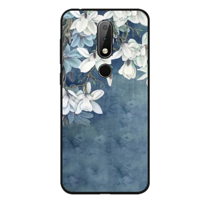 Чехол для Nokia 6 1 plus мультяшный Мягкий силиконовый чехол Nokia6.1 телефона защитный