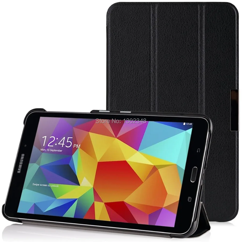 Легкий Чехол подставка из искусственной кожи для Samsung Galaxy Tab 4 8 0 T330 T331 T335|tablet cover|for