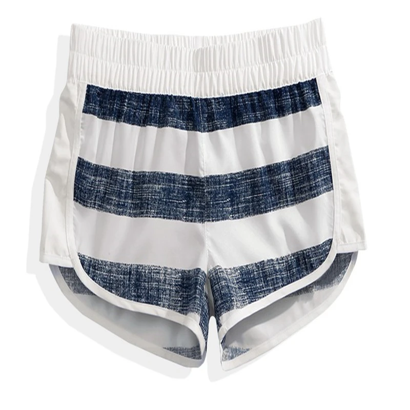 

Striped Shorts Mens New Arrival Loose Breathable Beach Shorts 2019 Summer Fashion Holiday Casual Women Men Couple Shorts A1659