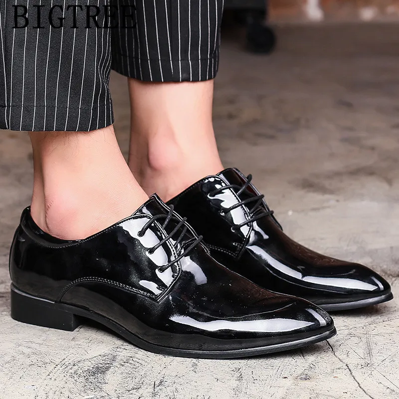 2022 Business Shoes Men Oxford Leather Mens Dress For Zapatos De Hombre Vestir Formal Sapato Social | Обувь