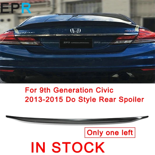 Для 9 го поколения Civic 2013 2015 Do Style FRP Fiber Glass задний спойлер для Honda glass Wing|Спойлеры и