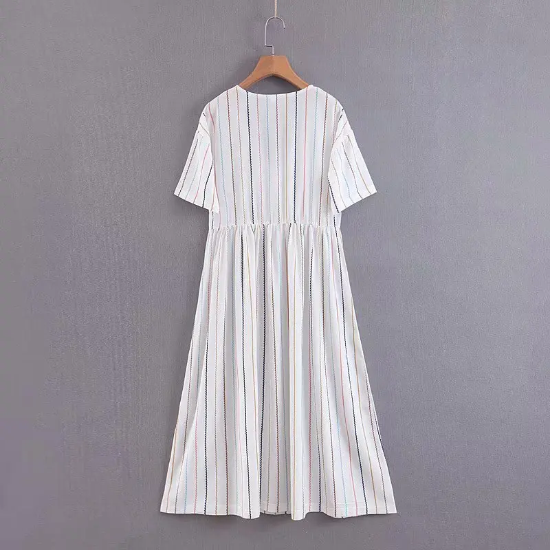 XZ50-2012 European and American Fashion Wind Stripe Dresses | Женская одежда