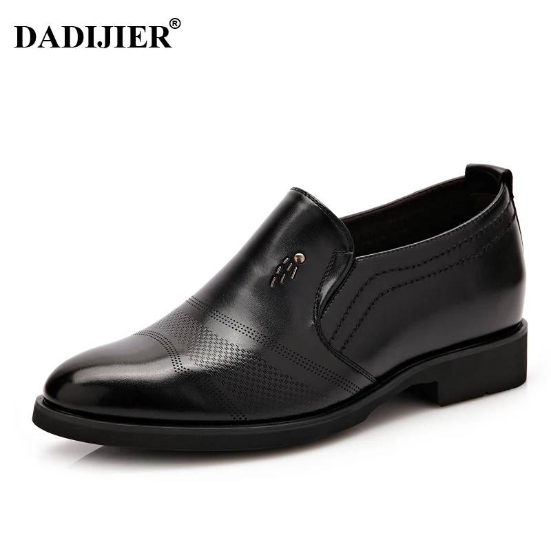DADIJIER мужские свадебные туфли коричневые черные на рост 6 см ST77|shoes brown|shoes menshoes dress