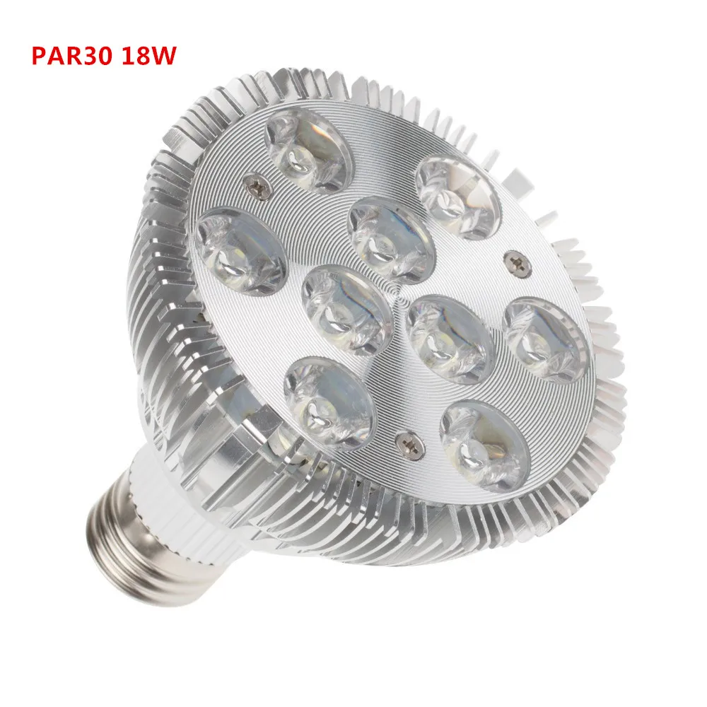 Новые яркие E27 PAR20 Par30 PAR38 светодиодный светильник лампы 85 265V 14 18 Вт/24 Вт/30 Вт 36 для
