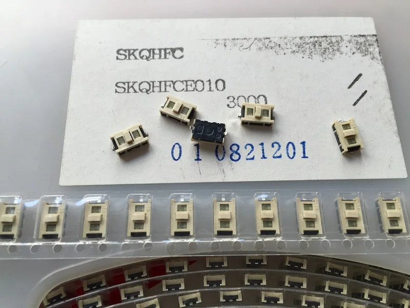 Оригинальный новый 100% SKQHFCE010 двухцветный зеленый сенсорный переключатель с