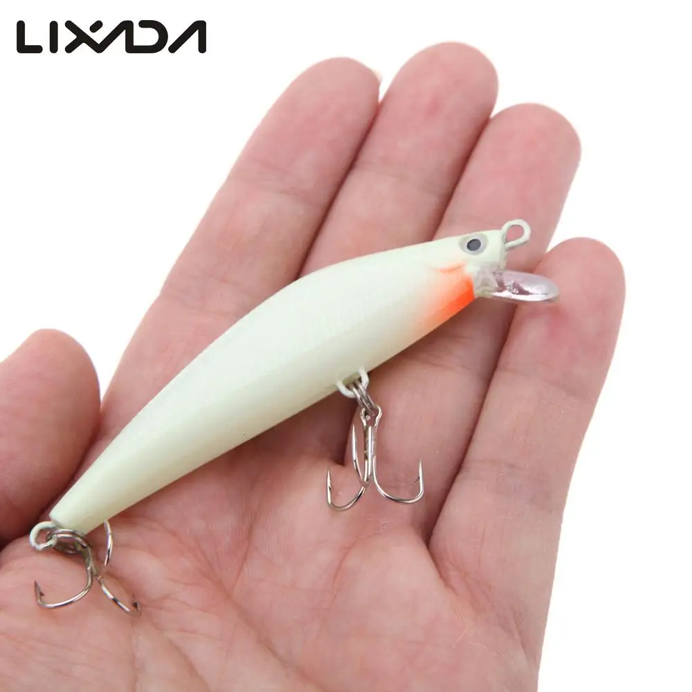 Приманка Lixada для рыбалки 3D светящая Ночная приманка блесна твердая
