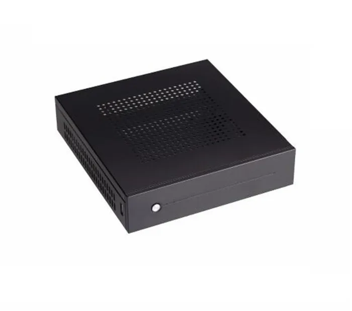 2 шт. стальной мини HTPC Чехол черный ITX чехол для компьютера игровой ПК настольный с